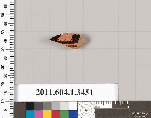 Terracotta fragment of a kylix (drinking cup)