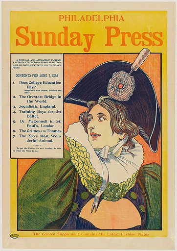 Advertisement for Philadelphia Sunday Press, June 2, 1895