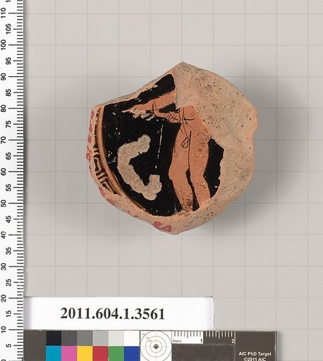 Terracotta fragment of a kylix (drinking cup)