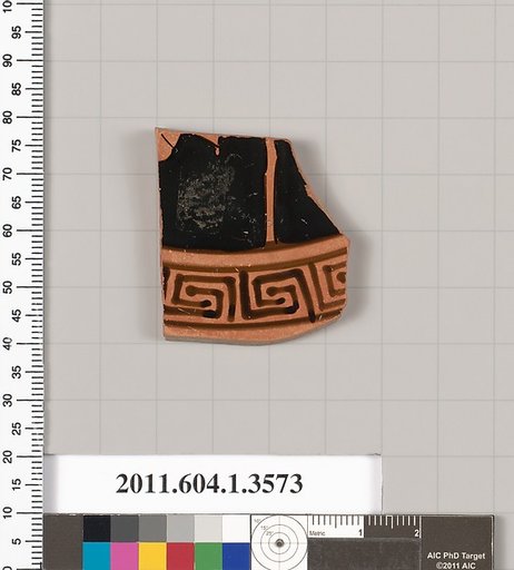 Terracotta fragment of a kylix (drinking cup)