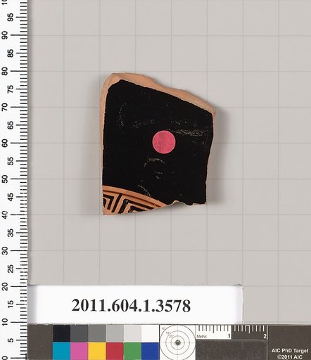 Terracotta fragment of a kylix (drinking cup)