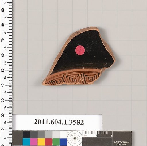 Terracotta fragment of a kylix (drinking cup)