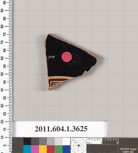 Terracotta fragment of a kylix (drinking cup)