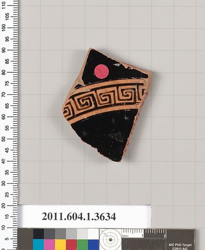 Terracotta fragment of a kylix (drinking cup)
