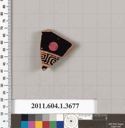 Terracotta fragment of a kylix (drinking cup)