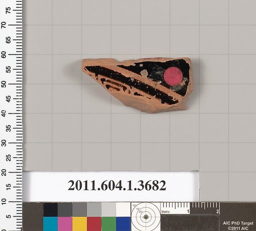 Terracotta fragment of a kylix (drinking cup)