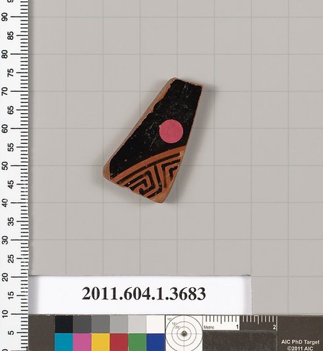 Terracotta fragment of a kylix (drinking cup)