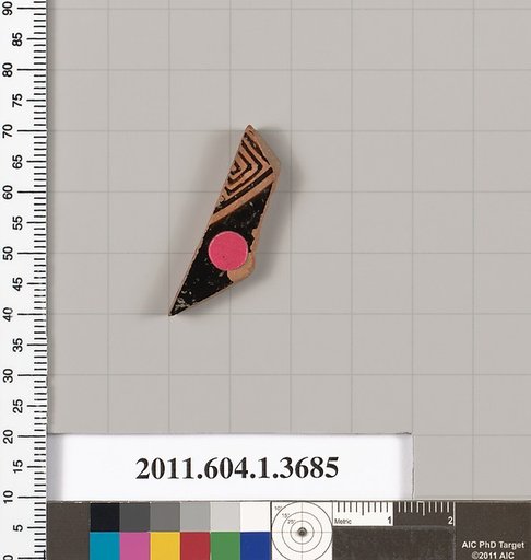 Terracotta fragment of a kylix (drinking cup)