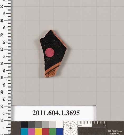 Terracotta fragment of a kylix (drinking cup)