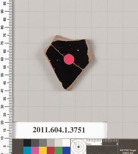Terracotta fragment of a kylix (drinking cup)