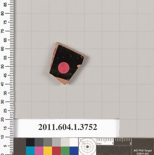 Terracotta fragment of a kylix (drinking cup)