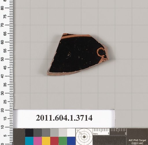 Terracotta fragment of a kylix (drinking cup)