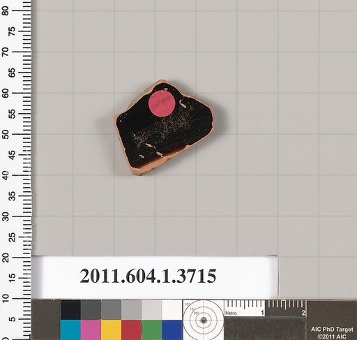 Terracotta fragment of a kylix (drinking cup)