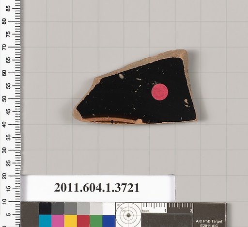 Terracotta fragment of a kylix (drinking cup)