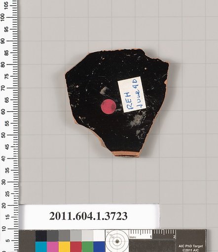 Terracotta fragment of a kylix (drinking cup)