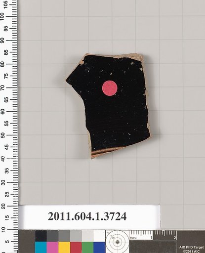 Terracotta fragment of a kylix (drinking cup)