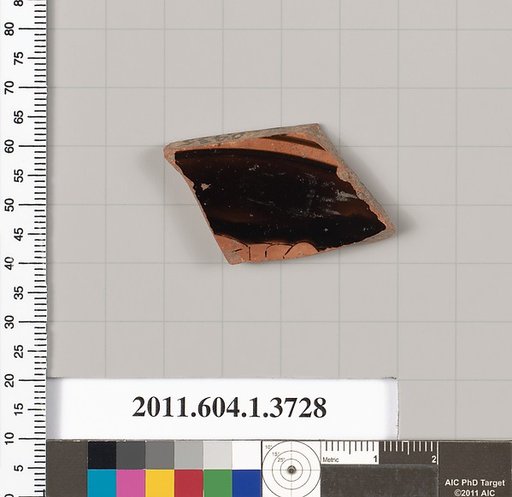 Terracotta fragment of a kylix (drinking cup)