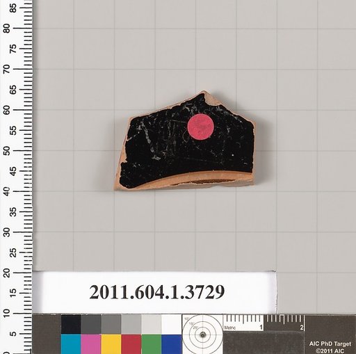 Terracotta fragment of a kylix (drinking cup)
