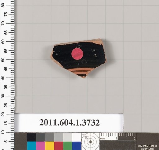 Terracotta fragment of a kylix (drinking cup)