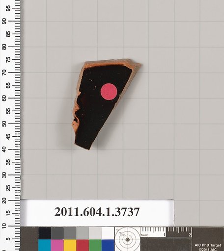Terracotta fragment of a kylix (drinking cup)