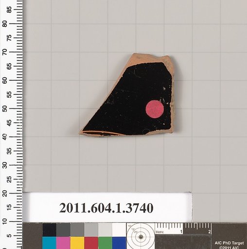 Terracotta fragment of a kylix (drinking cup)