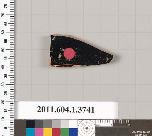 Terracotta fragment of a kylix (drinking cup)
