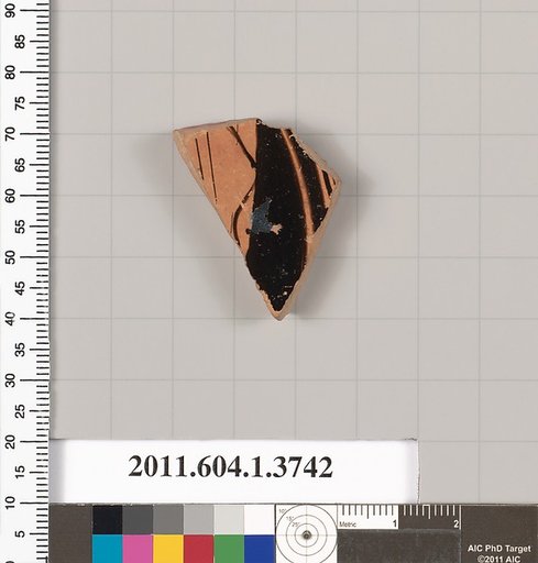 Terracotta fragment of a kylix (drinking cup)