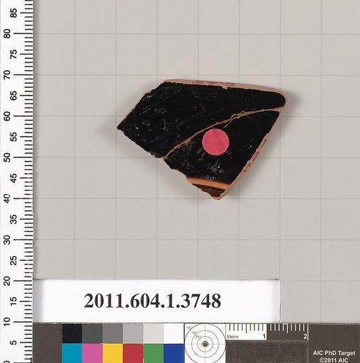 Terracotta fragment of a kylix (drinking cup)