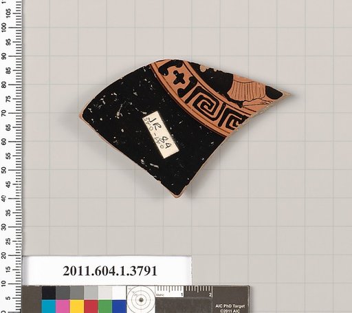 Terracotta fragment of a kylix (drinking cup)