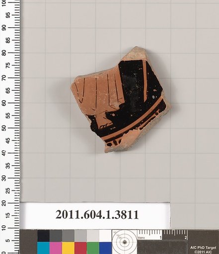 Terracotta fragment of a kylix (drinking cup)