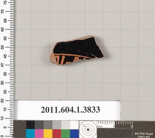 Terracotta fragment of a kylix (drinking cup)