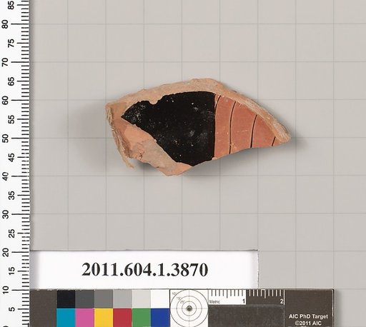 Terracotta fragment of a kylix (drinking cup)