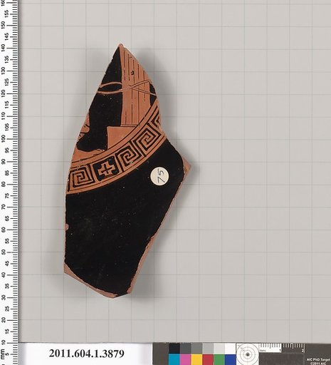 Terracotta fragment of a kylix (drinking cup)