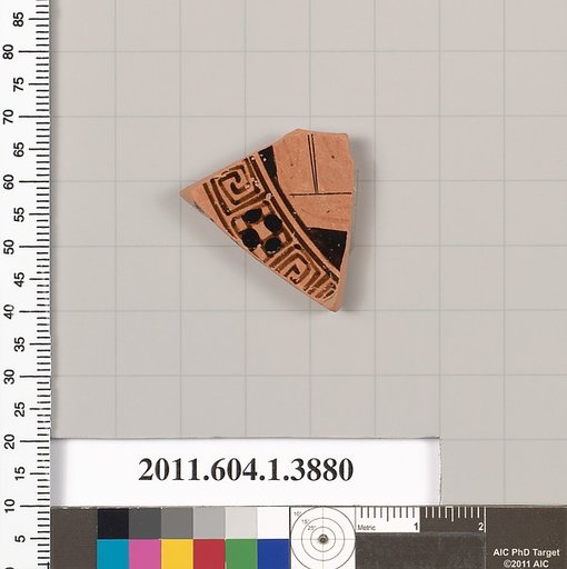Terracotta fragment of a kylix (drinking cup)