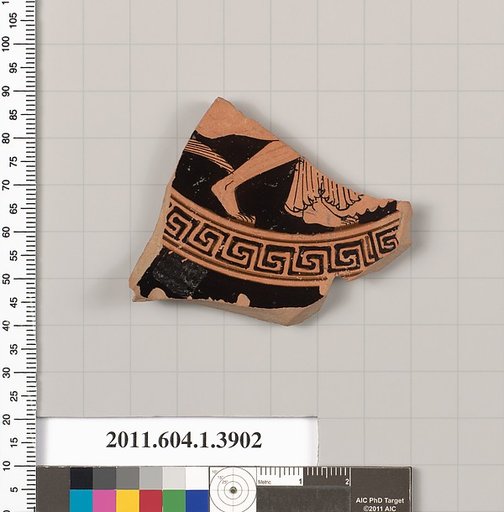 Terracotta fragment of a kylix (drinking cup)