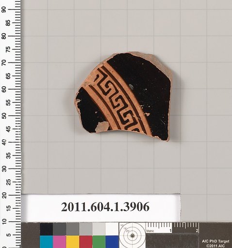 Terracotta fragment of a kylix (drinking cup)
