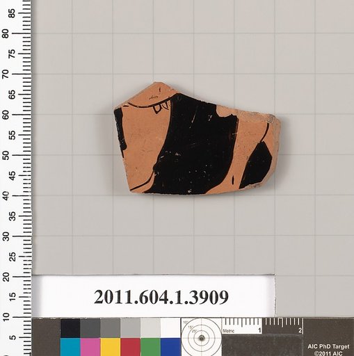 Terracotta fragment of a kylix (drinking cup)