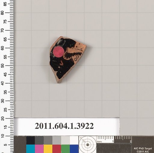 Terracotta fragment of a kylix (drinking cup)