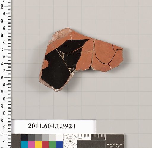 Terracotta fragment of a kylix (drinking cup)
