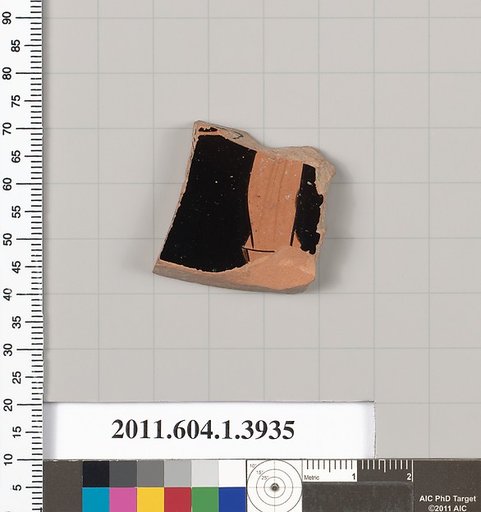 Terracotta fragment of a kylix (drinking cup)