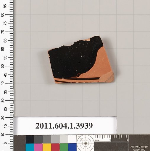 Terracotta fragment of a kylix (drinking cup)