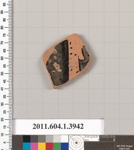 Terracotta fragment of a kylix (drinking cup)
