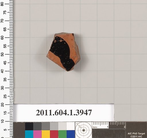 Terracotta fragment of a kylix (drinking cup)