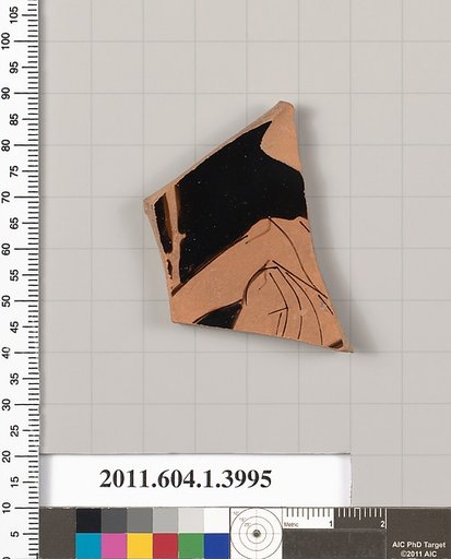 Terracotta fragment of a kylix (drinking cup)