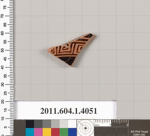 Terracotta fragment of a kylix (drinking cup)