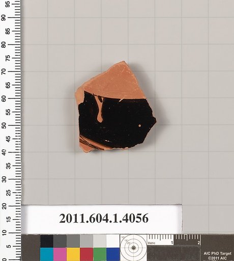 Terracotta fragment of a kylix (drinking cup)
