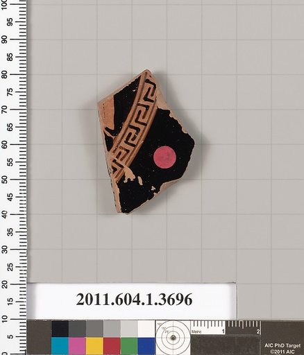 Terracotta fragment of a kylix (drinking cup)