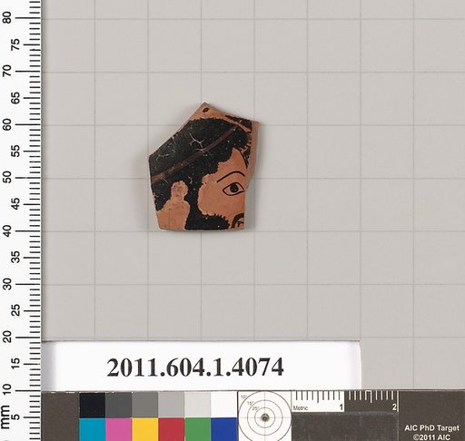 Terracotta fragment of a kylix (drinking cup)