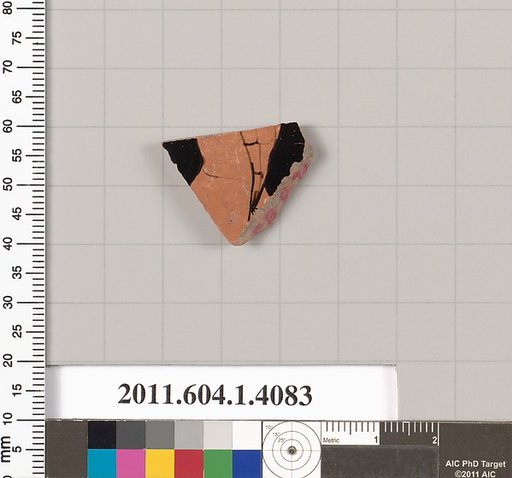 Terracotta fragment of a kylix (drinking cup)
