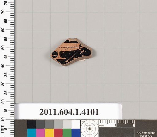 Terracotta fragment of a kylix (drinking cup)